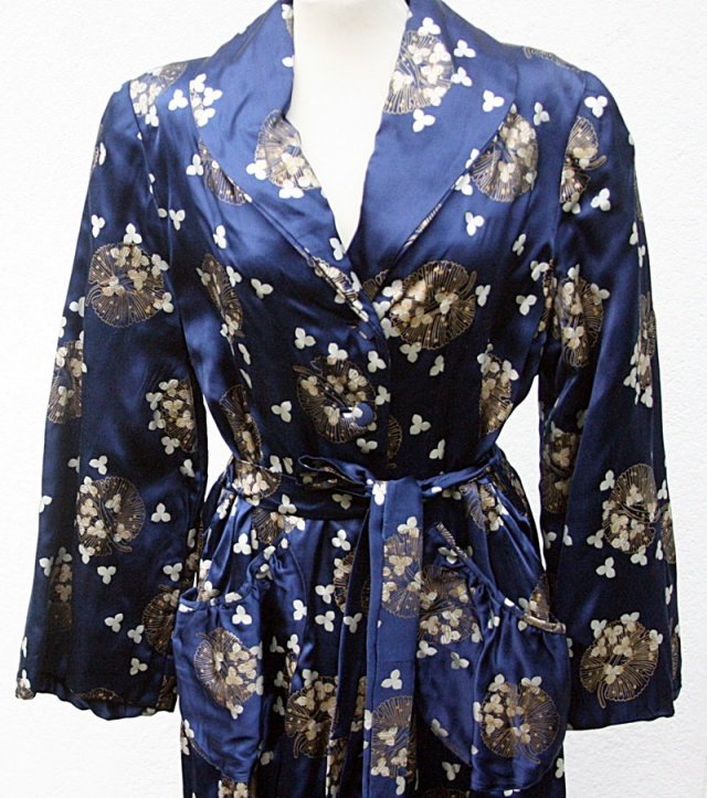 ORIENT EXPRESS - PŁASZCZ SZLAFROKOWY L-XL