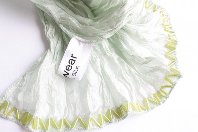 EXCLUSIVE SILK SCARF MINT
