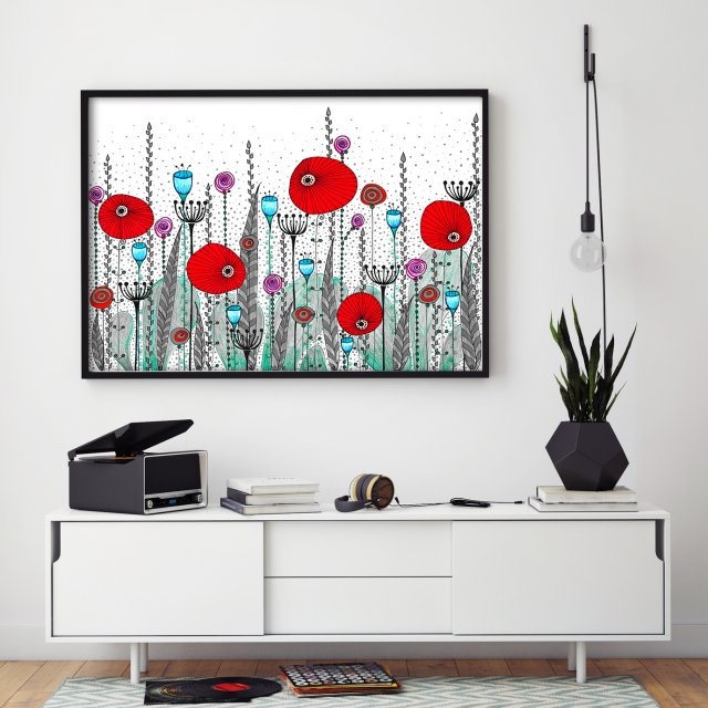 Łąka 50x70cm