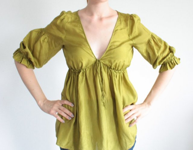 JEDWABna bluzka vintage ZARA