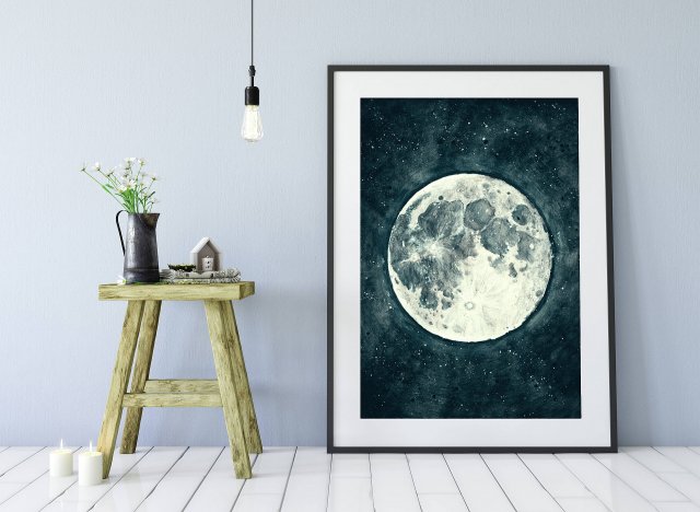 Moon 50x70cm