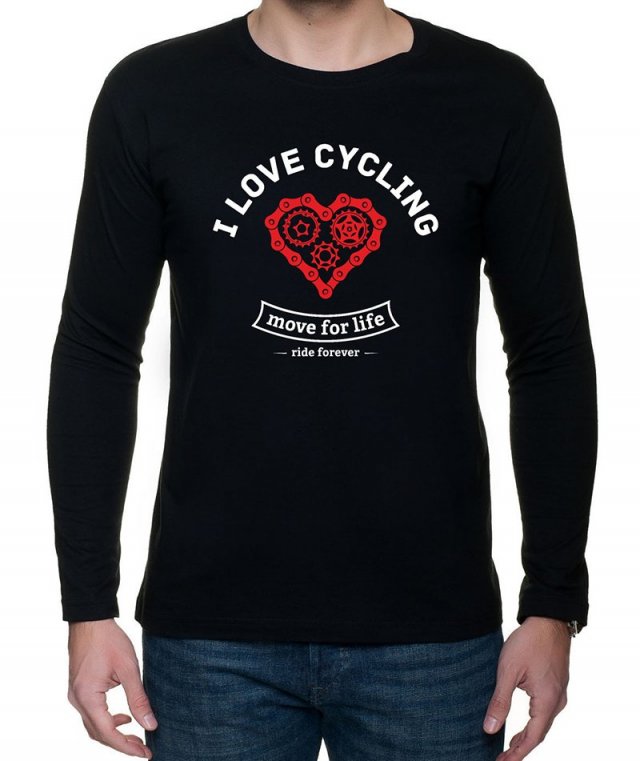 Koszulka dł. rękaw. I love cycling