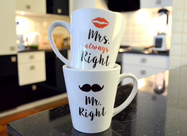 Kubki Latte Mrs. Mr.