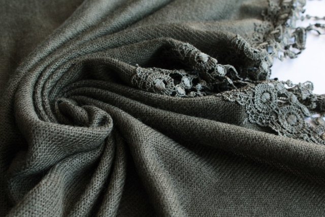 EXCLUSIVE scarf wool cotton
