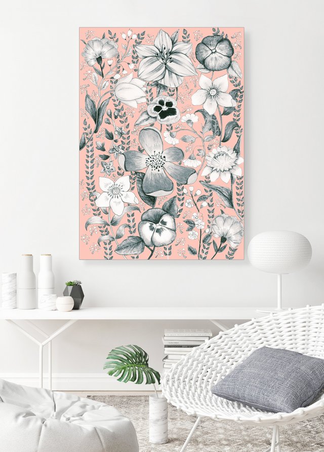 Kwiaty 50x70