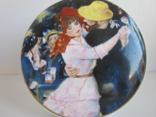 CROWN Obraz na porcelanie - PIERRE AUGUSTE RENOIR   ( 1841 -1919 ) - DANCE AT BOUGIVAL