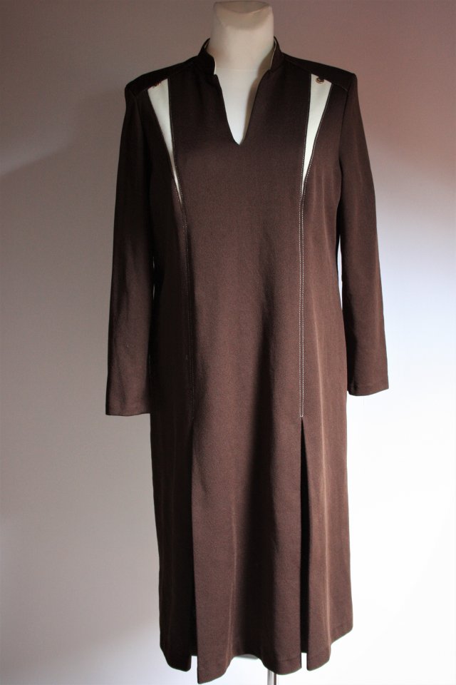 Brown vintage dress 70/80s