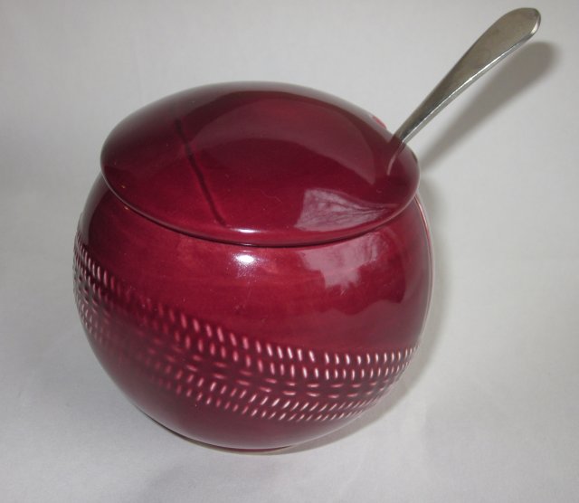 SYLVAC 4714 CRICKET BALL HONEY POT Oryginalna  forma piłki numerowana  użytkowa I  kolekcjonerska