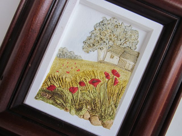 Miniatura - Sketches by DAVID J. SIMPSON 1995 -FIELD'S EDGE  - FOWBERRY FINE ART