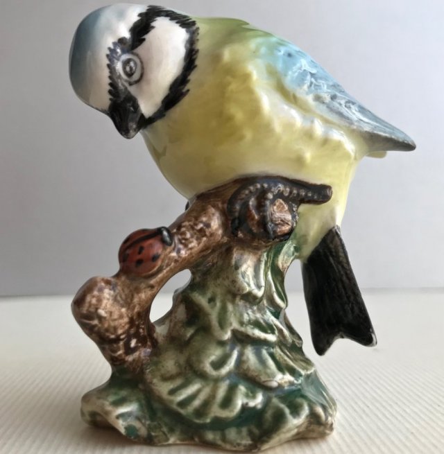 ❤ BESWICK ❤ Blue Tit-Sikorka ❤ Figurka kolekcjonerska ❤ Unikat.