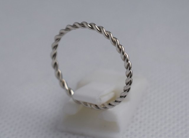 Obrączka pierścionek srebrny składane wzory , warkocz, skręcana , twisted band, stacking ring, łączone wzory, srebro 925 srebrna obrączka.