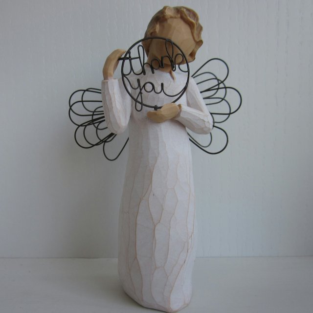 willow tree  Susan Lordi - JUST FOR YOU  - THANK YOU -  Demdaco 2005  kolekcjonerska figurka