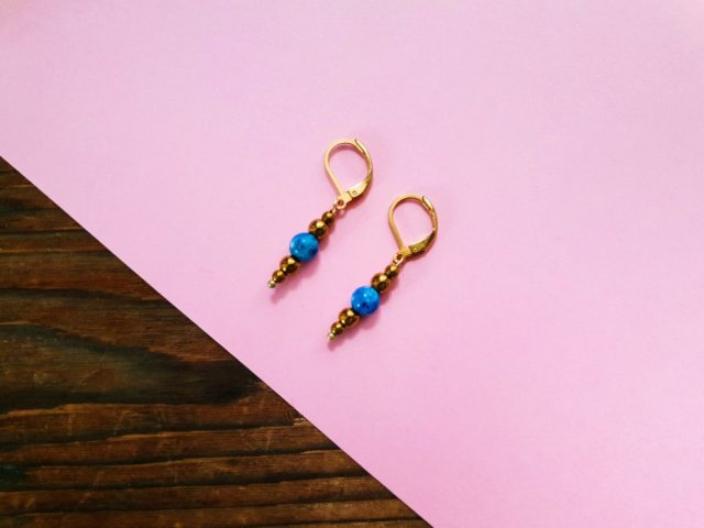 WHW Taste Earrings Sodalite