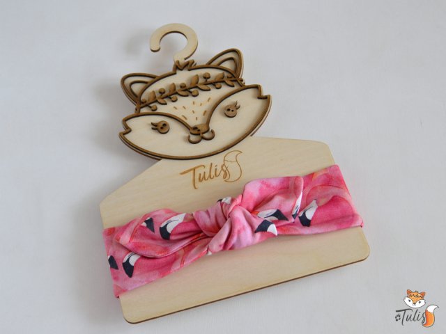 Opaska Pin-up Flamingi