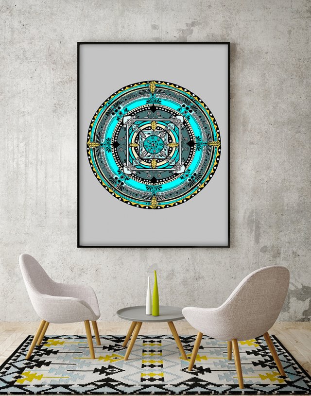 Mandala 50x70cm