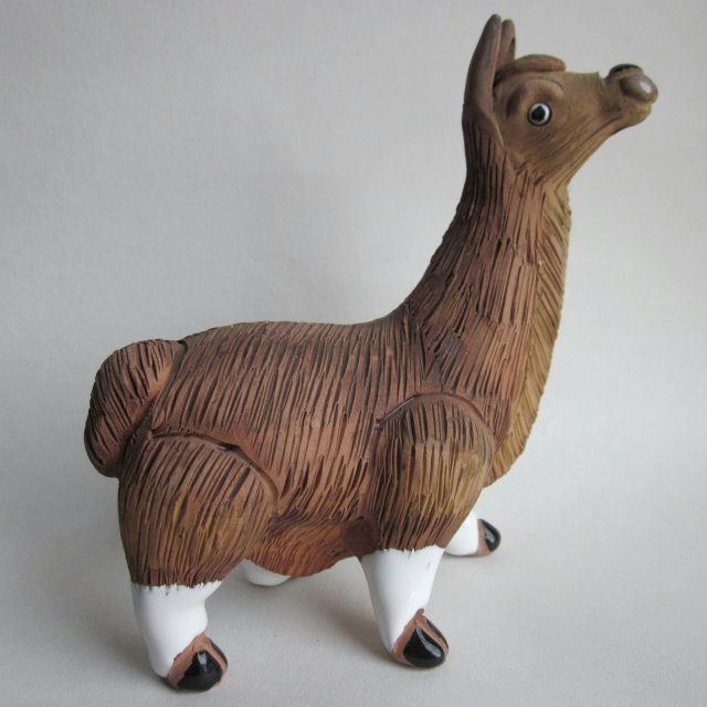 CASALS - Duża artystyczna ceramiczna wielce śliczna figurka -rzeźba  ręcznie wykonana I zdobiona