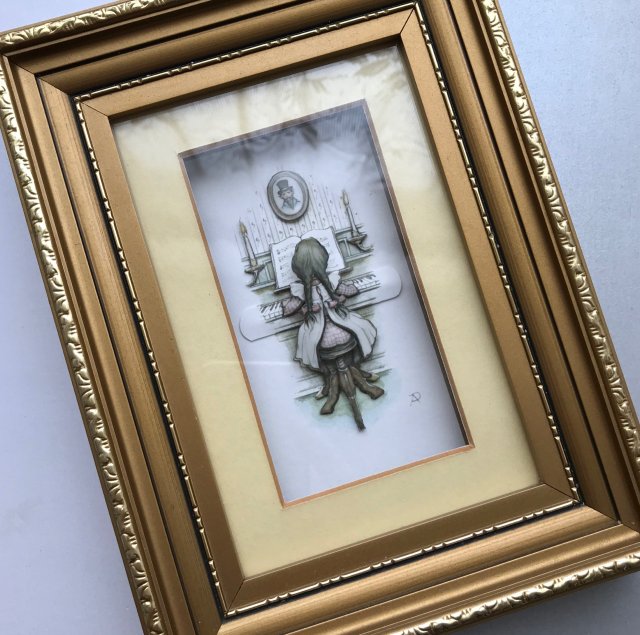 Anton Pieck 3D - Kelowna Krafts Handmade Original ❀ڿڰۣ❀ Alwyn - Elegancka miniatura 20cm. ❀ڿڰۣ❀ Decoupage Pictures