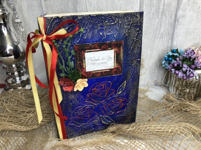 Album notes pamiętnik ręcznie malowany - prezent na Dzień Matki