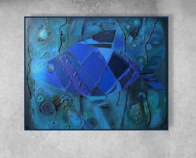 Morskie wspomnienia 100 x 120 cm