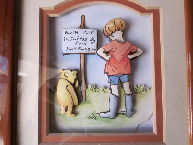 De'coupage living pictures -winnie The Pooh-disney the Studios of John ellam