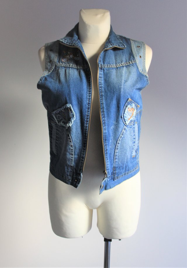 Joy Eyes denim vest