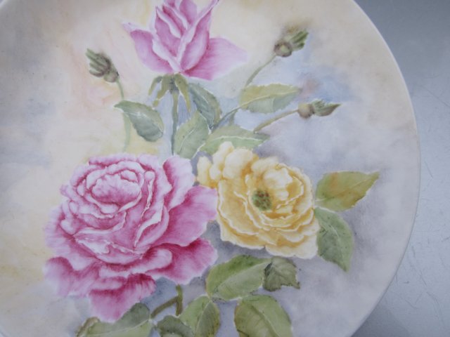 Ręcznie Malowany porcelanowy unikatowy talerz