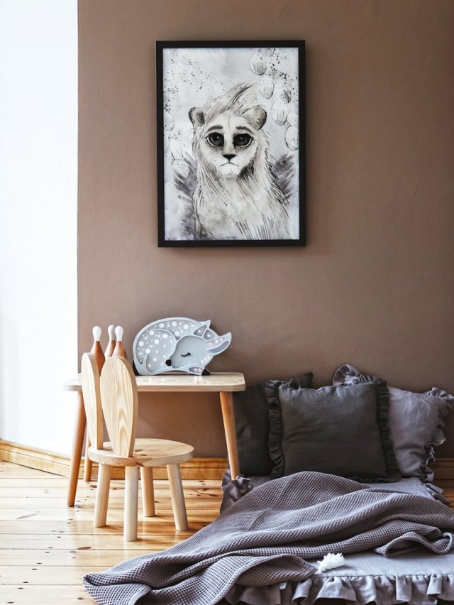 ARLO - plakat na płótnie, Magiczne drzwi, plakat do sypialni, naturalne płótno, dekoracje ścienne