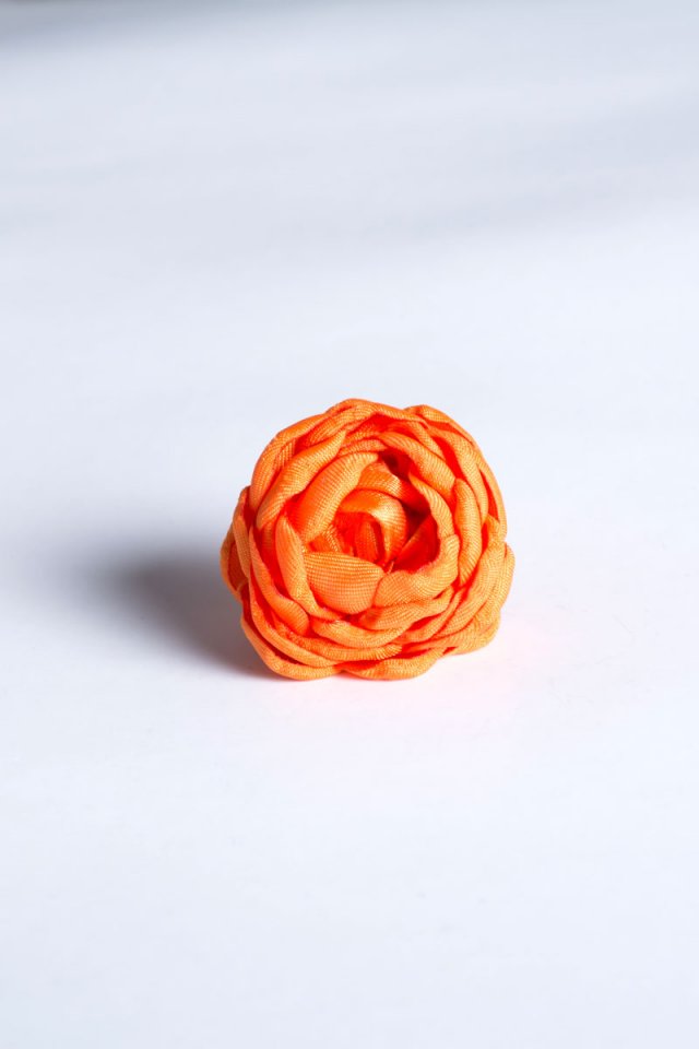FloweRing - kwiatowy pierścionek - pomarańczowy - FR04