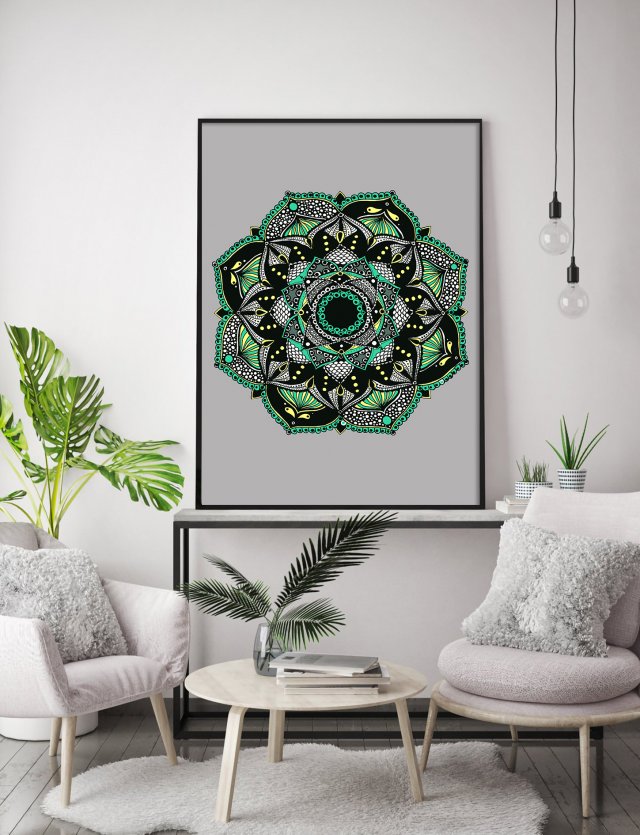 Mandala 50x70cm