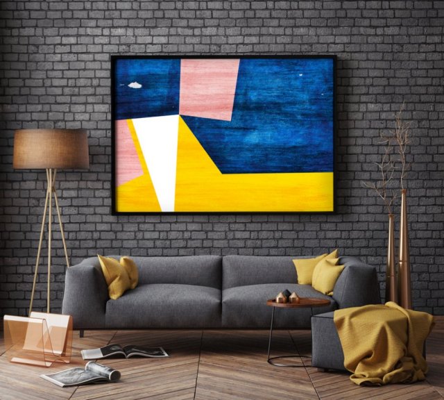 Plakat abstrakcja 70x100 cm duży format