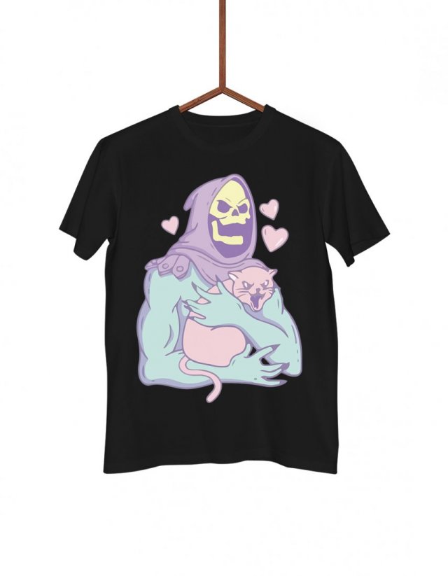 Koszulka Szkieletor z kotem Męska