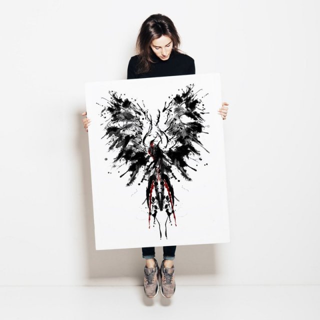 Plakat feniks 50x70 cm B2