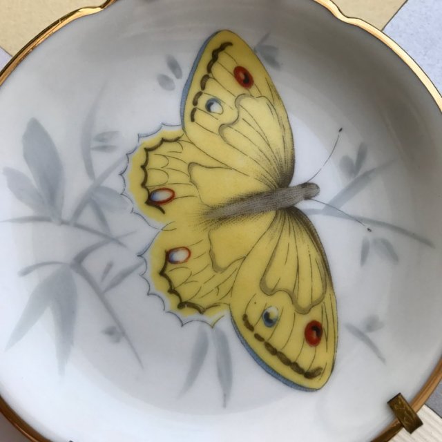 ❀ڿڰۣ❀ LIMOGES FRANCE ❀ڿڰۣ❀ Motyl ❀ڿڰۣ❀ Miniatura