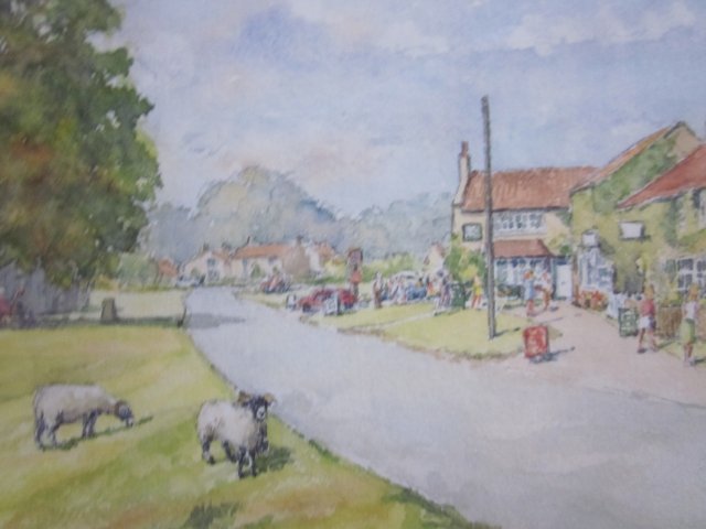 BARRY CLAUGHTON prin a watercolour  NOWY OBRAZEK W PASSPATOU