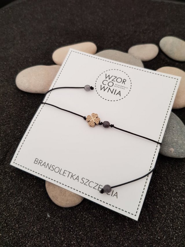 Bransoletka szczęścia z kamieni naturalnych