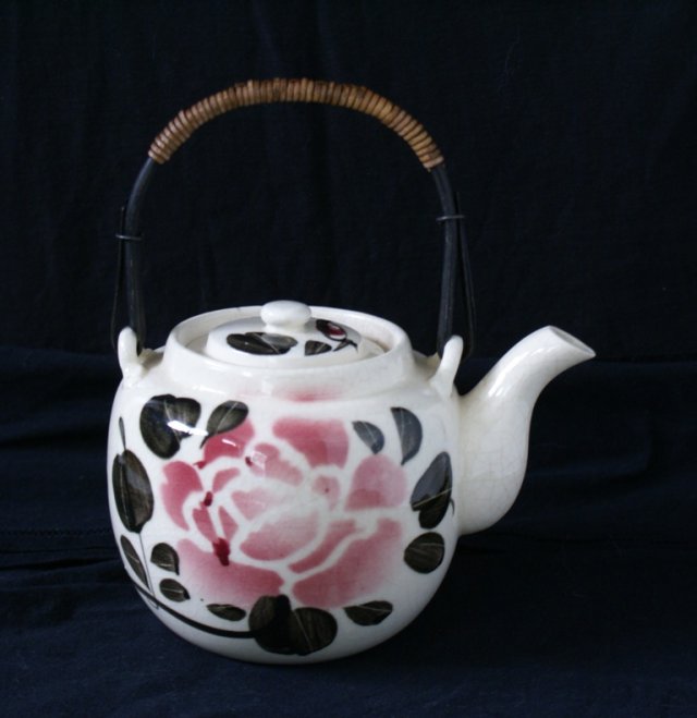 ❤ ❥ ღ Czajnik w kwiaty Porcelana ❤ ❥ ღ