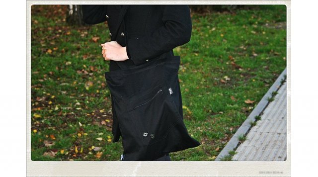 BUTTON ONE POCKET ECO BAG