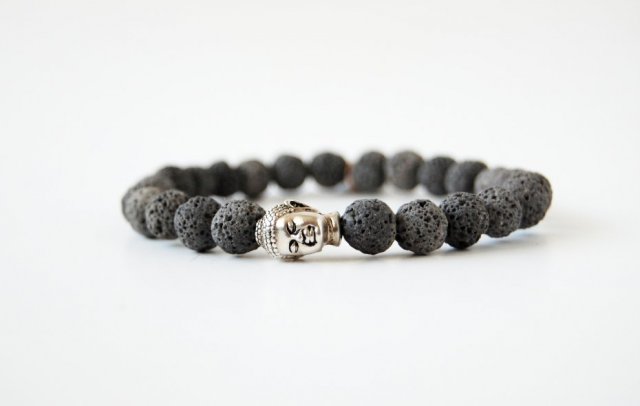 GREY LAVA BUDDHA