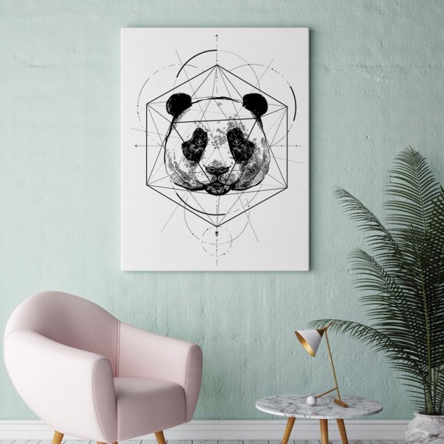 Plakat obraz panda 40x50 cm