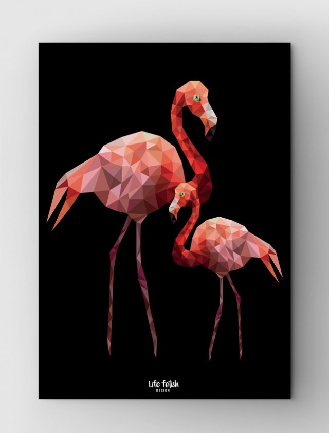 Flamingi Black B2