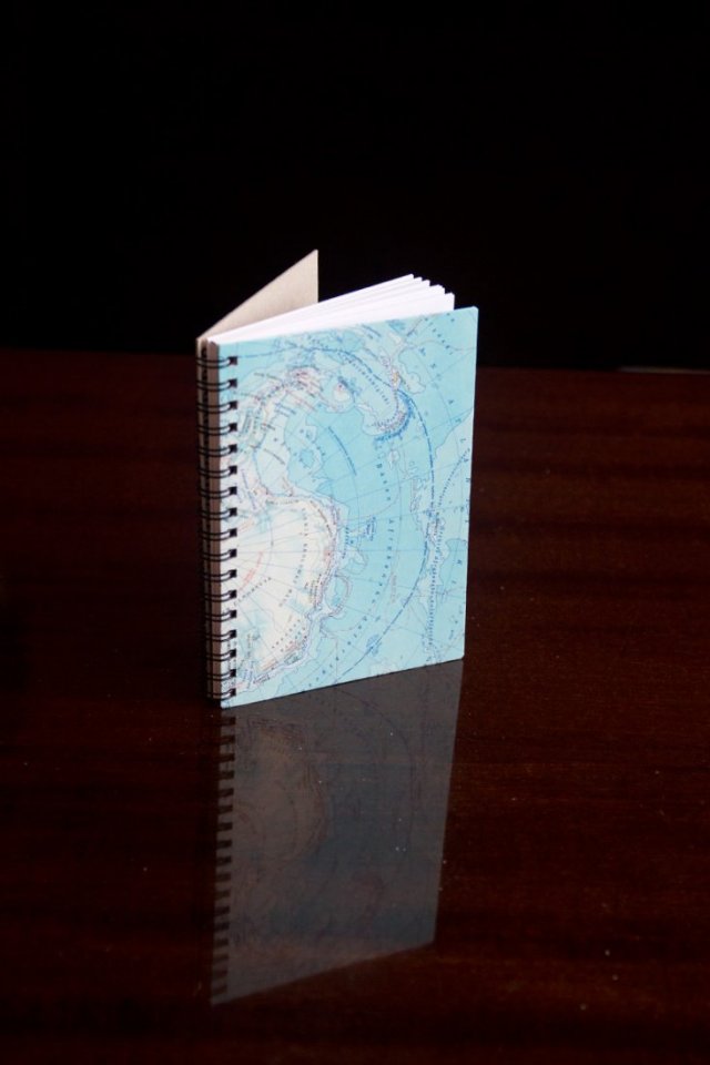 Mapowy notes notatnik - Bieguny Ciemny