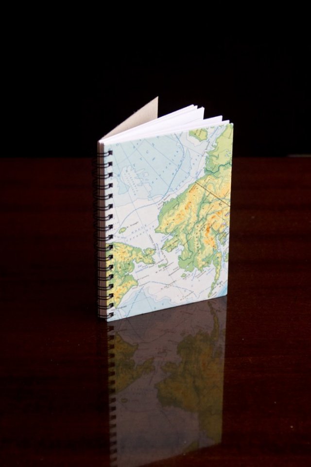 Mapowy notes notatnik - Alaska