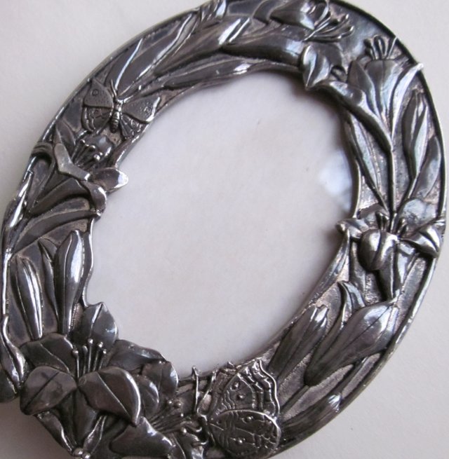 William Blake metalowa ramka na zdjęcie florystyczno motyle zdobienie oryginalna elegancka niespotykana