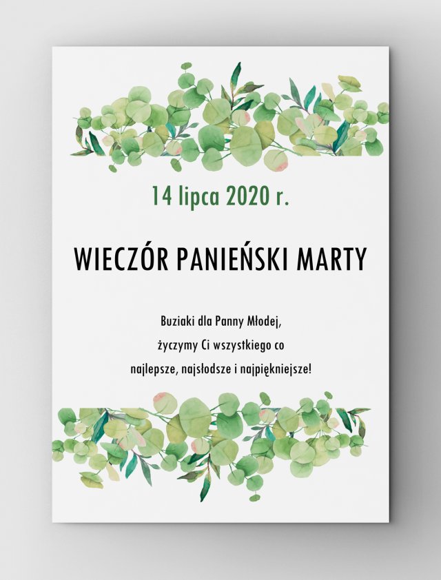 Wieczór panieński A4