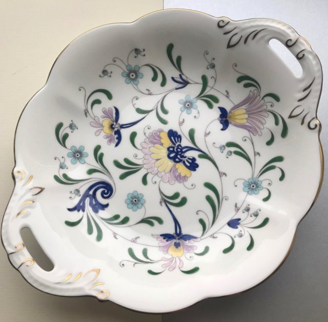 COALPORT  ❀ڿڰۣ❀ PAGEANT- Girlandy kwiatowe - Ręcznie zdobiona, poszukiwana porcelana