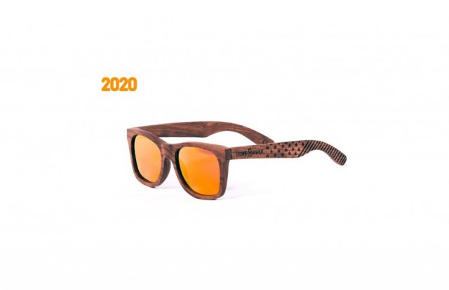 2020 STARS STRIPS - drewniane okulary przeciwsłoneczne