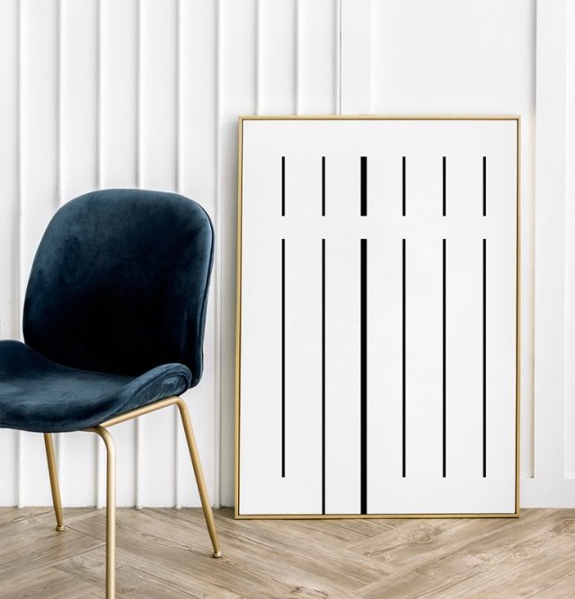 Plakat Linie geometria minimalizm 50x70 cm