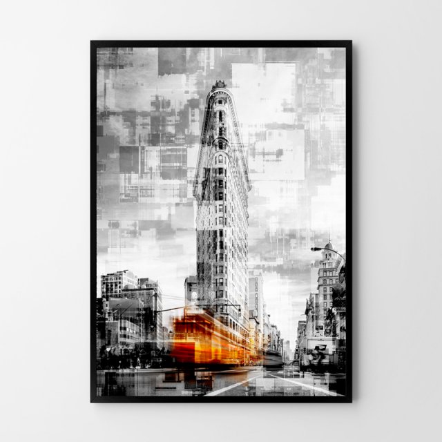 NEW YORK abstrakcja A4