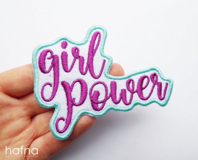 Naszywka Napis Girl Power