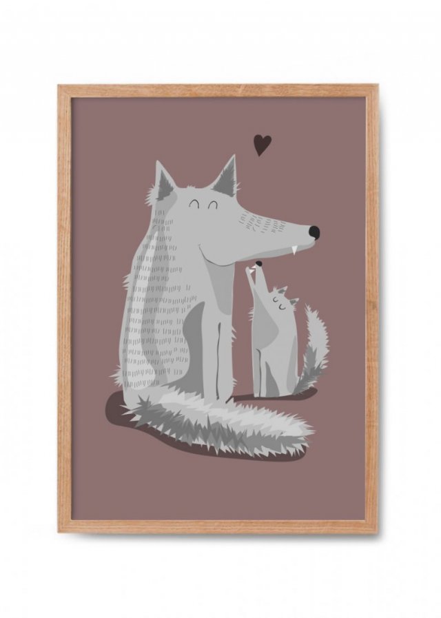 Wilki - plakat A3 29,7 x 42 cm
